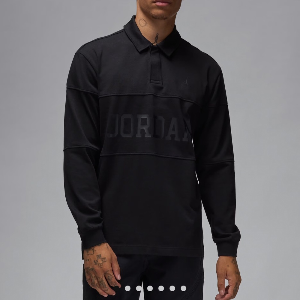 Jordan Essentials Men's Long-Sleeve Rugby Top